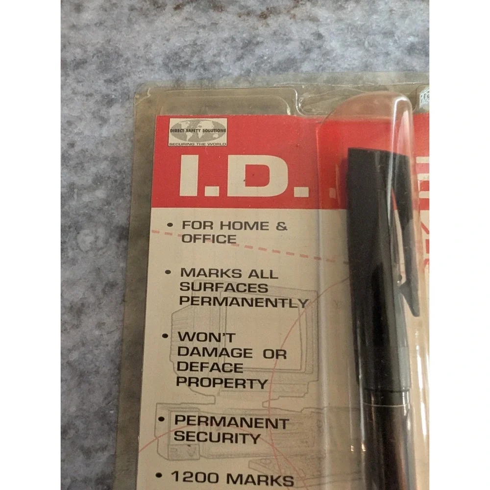 Ink Security Invisible Marking Kit Pen Sealed